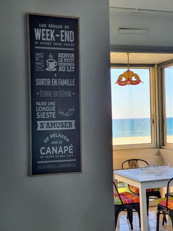 Appart Face A La Mer Les Pieds Dans L'Eau Canet-en-Roussillon Exterior foto