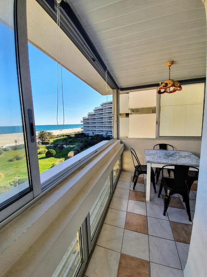Appart Face A La Mer Les Pieds Dans L'Eau Canet-en-Roussillon Exterior foto