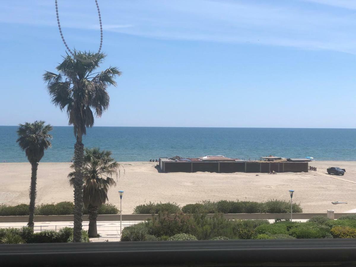 Appart Face A La Mer Les Pieds Dans L'Eau Canet-en-Roussillon Exterior foto